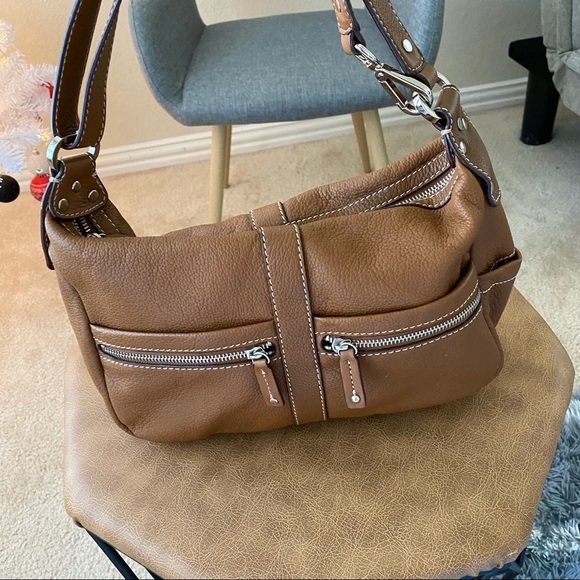 Tignanello Convertible Handbag Crossbody Leather Bag